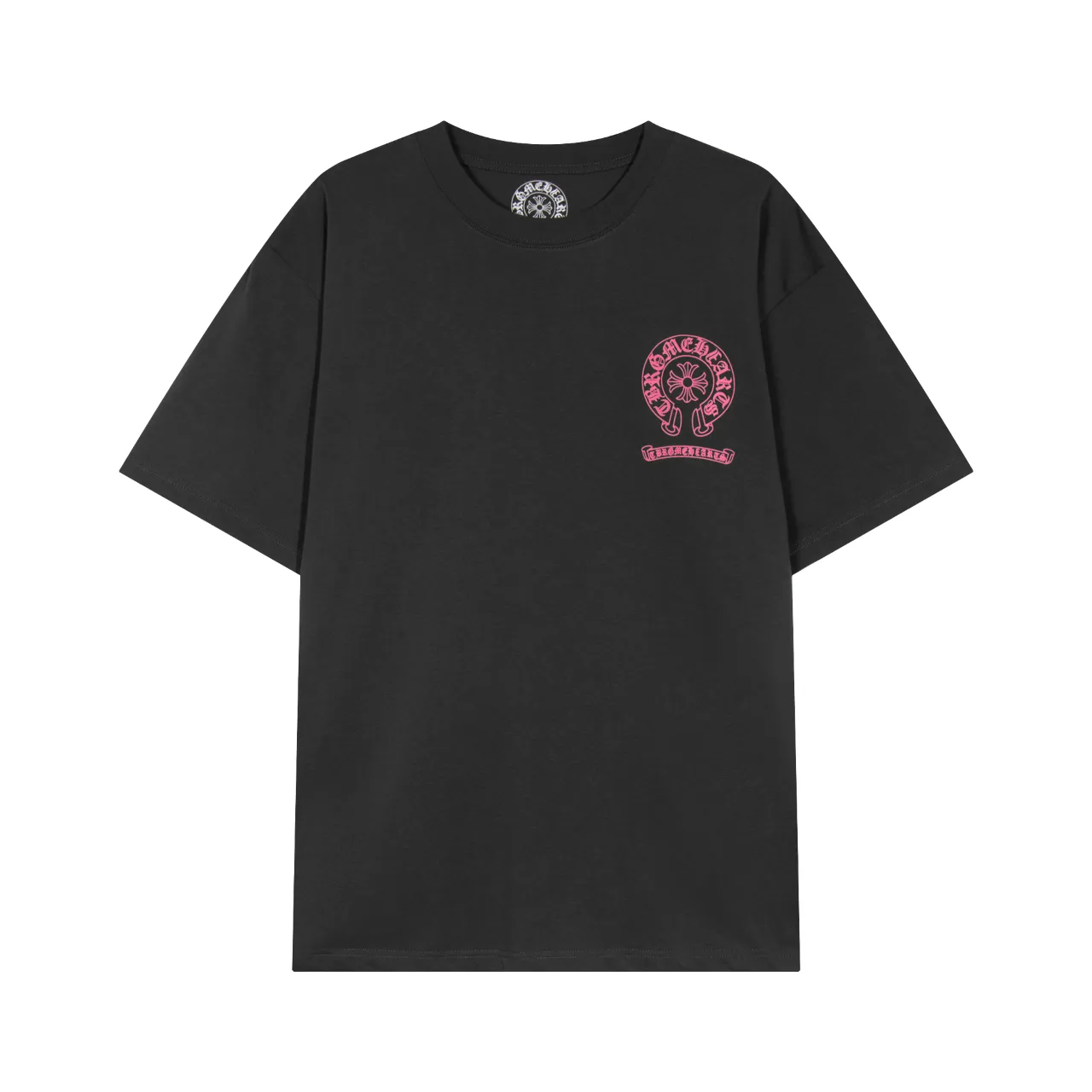 P140 Chrome Hearts Sanskrit Color Printed Short Sleeves Size: SMLXL Color: Gray